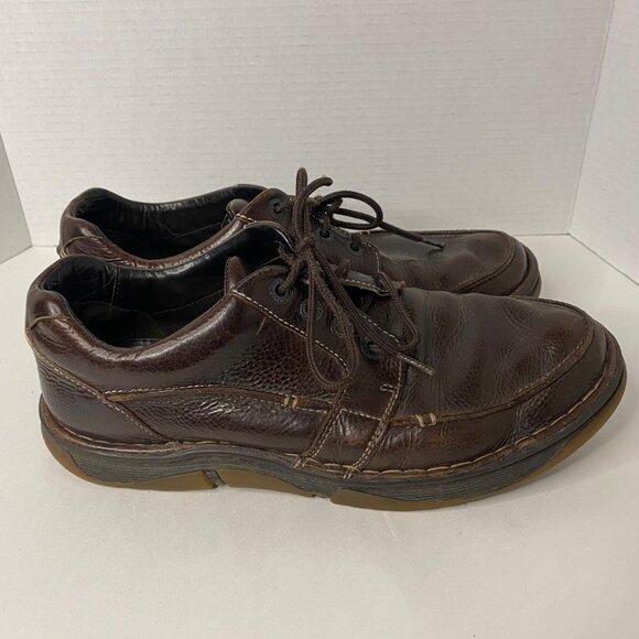 Dr Martens 11405 Mens Brown‎ Leather Oxford Shoes Lace Up Moc Toe Size 12 UK 11 main image 5